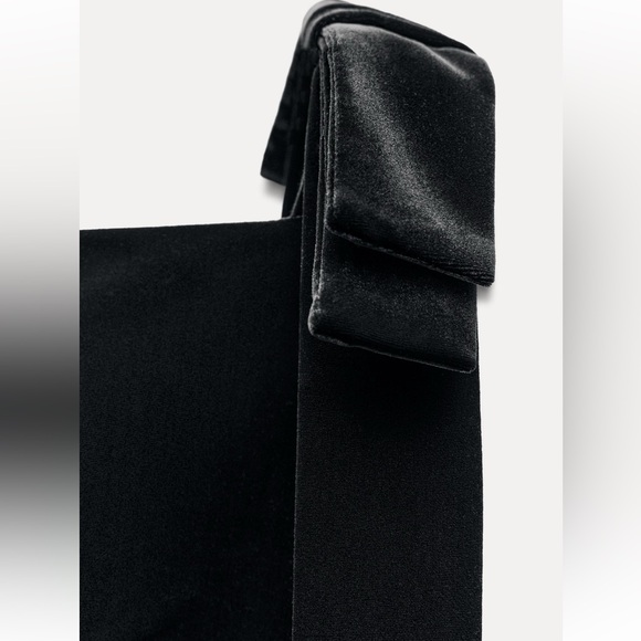 Zara velvet bows dress black - Picture 7 of 10